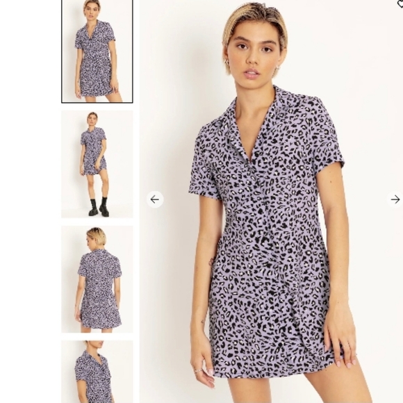 BM City Kitty Shirt Dress - Picture 1 of 4
